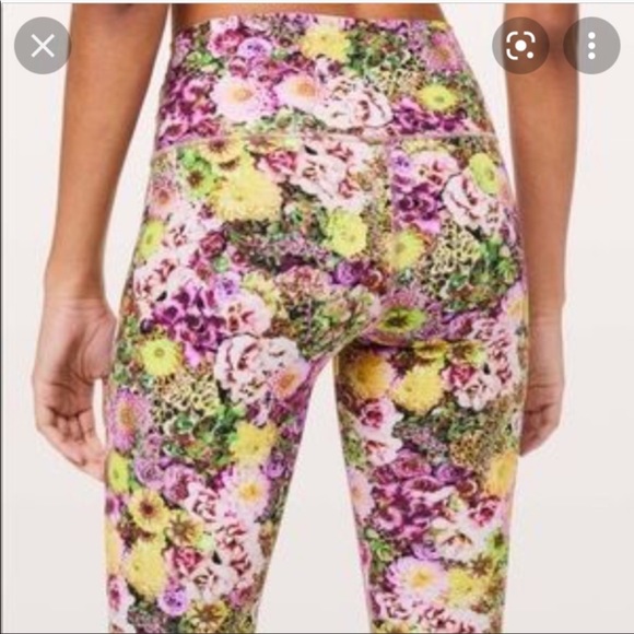 Lululemon Floral Print Leggings - Picture 2 of 9